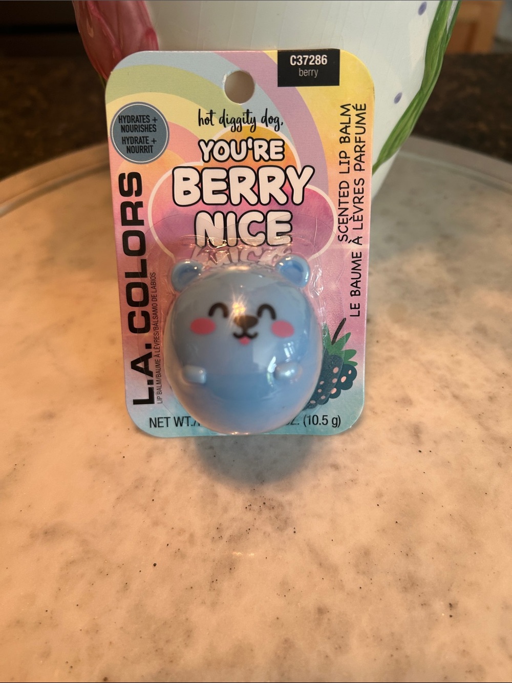 L.A. Colors Blue Bear You’re Berry Nice Scented Lip Balm